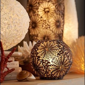 Pottery Barn Kai Shell Ambient Lamp